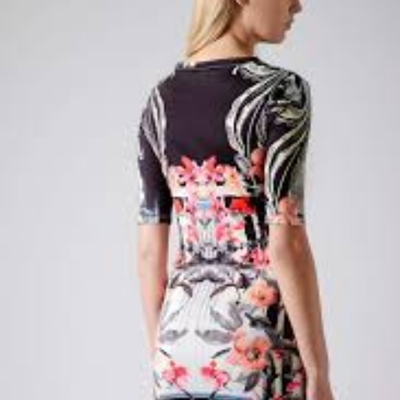 NWT Topshop Floral Bodycon Dress (Nordstrom) - Picture 2 of 8